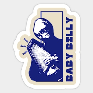 Baby billy +++ 90s style fan design Sticker